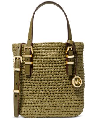 Michael Kors - Quinn Small North South Woven Tote Crossbody
