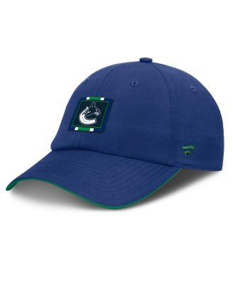 Fanatics - Men's Blue/Green Vancouver Canucks Authentic Pro Ripstop Adjustable Hat