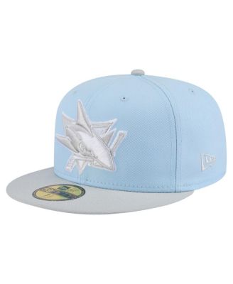 New Era - Men's Light Blue/Gray San Jose Sharks Color Pack Two-Tone 59FIFTY Fitted Hat