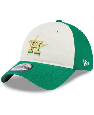 New Era - Men's White/Green Houston Astros 2024 St. Patrick's Day 9TWENTY Adjustable Hat