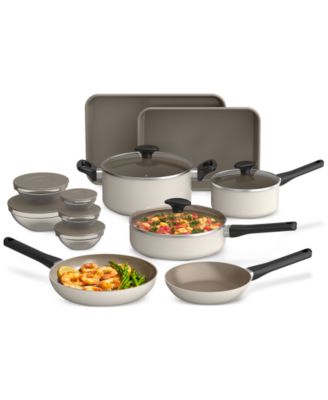 Bella - 21-Piece Nonstick Cookware, Bakeware &  Bowls Set