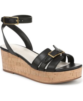 Franco Sarto - Women's Pheobe Open Toe Strappy Wedge Sandals