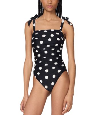 Kate Spade - Women's Shirred Tied One-Piece Swimsuit