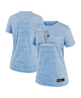 Nike - Women's Light Blue Kansas City Royals Authentic Collection City Connect Velocity Performance T-Shirt