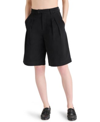 Steve Madden - Women's Ivana Pleated Bermuda Shorts