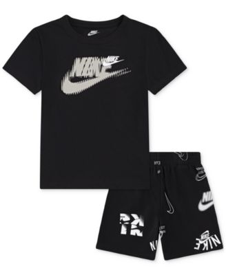 Nike - Little Kids Club Brand Energy T-Shirt & Shorts, 2 Piece Set