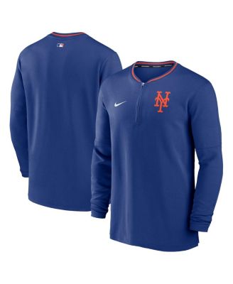 Nike - Men's Royal New York Mets Authentic Collection Performance Half-Zip Top