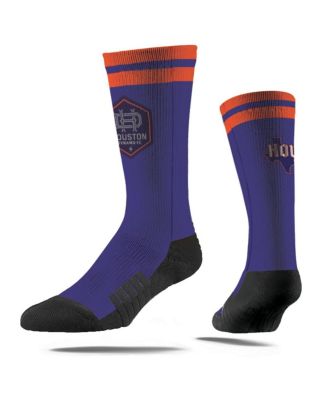 Strideline - Men's and Women's Purple Houston Dynamo FC 2024 Jersey Hook Premium Crew Socks