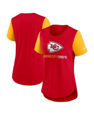 Nike - Women's Red Kansas City Chiefs Terrace Swift Tri-Blend Performance T-Shirt