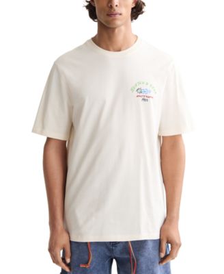SCOTCH & SODA - Men's Short Sleeve Double Graphic Crewneck T-Shirt
