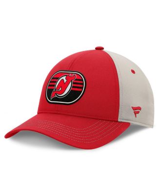 Fanatics - Men's Red/Gray New Jersey Devils 2025 Stanley Cup Playoffs Locker Room Trucker Adjustable Hat