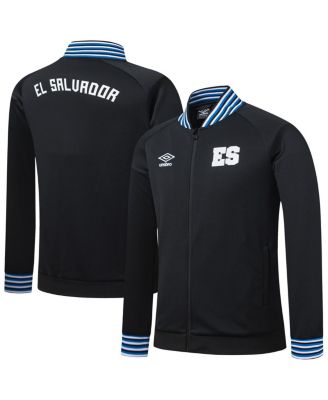 Umbro - Men's Black El Salvador National Team Presentation Raglan Full-Zip Jacket