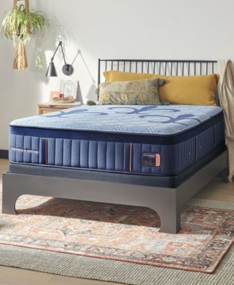 Stearns & Foster - Lux Hybrid 14.5" Soft Tight Top Luxury Mattress Set - Twin XL
