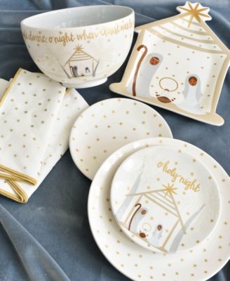 Coton Colors - O Holy Night Tall Mug, Set of 4