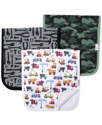 Copper Pearl - Baby Premium Burp Cloths, Pack of 3