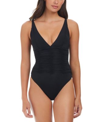 Sanctuary - Women's Beach Goddess Excess Shirred Mio One-Piece Swimsuit