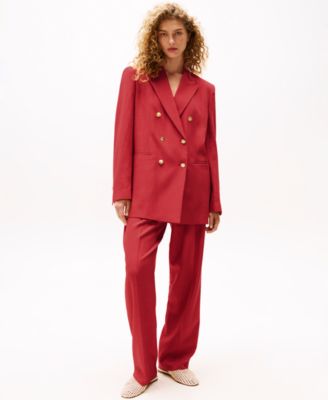Tommy Hilfiger - Women's Double-Breasted Collared Blazer