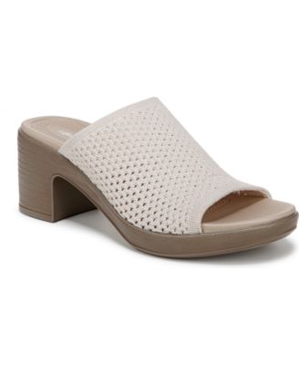 LifeStride - Women's Ella Washable Block Heel Slide Sandals
