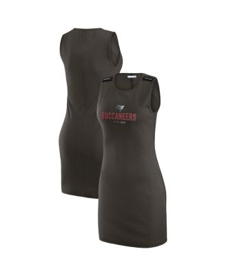 WEAR by Erin Andrews - Women's Pewter Tampa Bay Buccaneers Ribbed Tank Dress