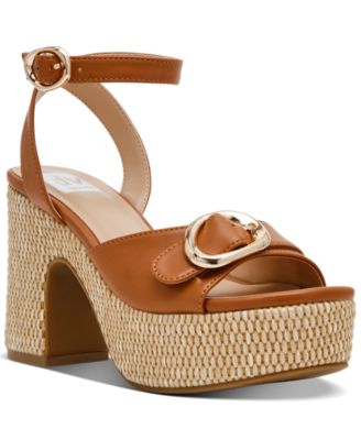 DV Dolce Vita - Women's Merie Buckle-Detail Platform Dress Sandals