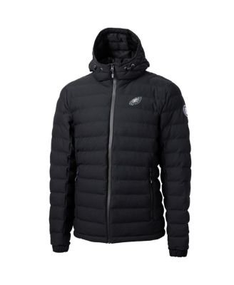 Cutter & Buck - Men's Black Philadelphia Eagles Mission Ridge Full-Zip Puffer Jacket