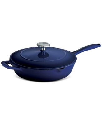 Tramontina - Enameled Cast Iron 10" Skillet with Lid