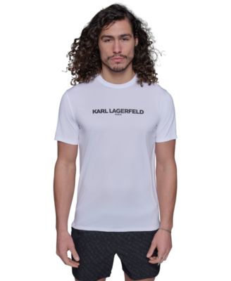 KARL LAGERFELD PARIS - Men's Regular-Fit Logo Graphic Rash Guard