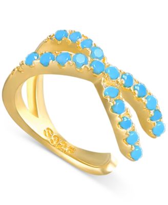 BEN ONI - Jackie X Cubic Zirconia Ear Cuff