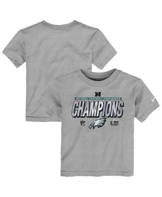 Nike - Toddler Heather Gray Philadelphia Eagles 2024 NFC Champions Locker Room Trophy Collection T-Shirt