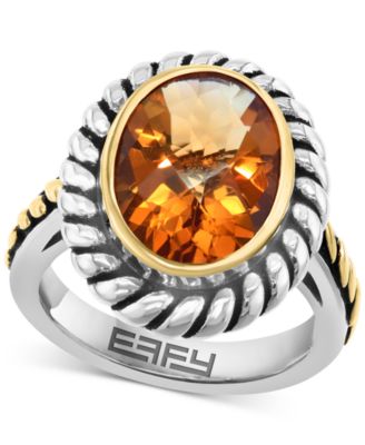 EFFY Collection - Citrine (5-1/2 ct. t.w.) Oval Ring in Sterling Silver