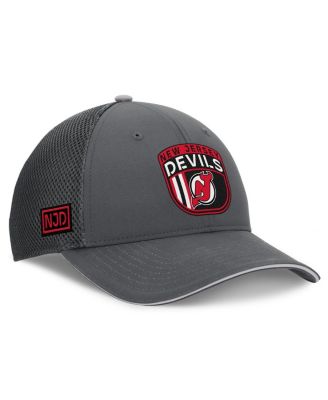 Fanatics - Men's Gray New Jersey Devils Authentic Pro Home Ice Trucker Adjustable Hat