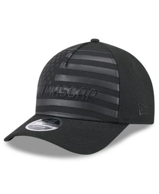 New Era - Men's Black NASCAR American Flag 9FORTY M-Crown A-Frame Adjustable Hat