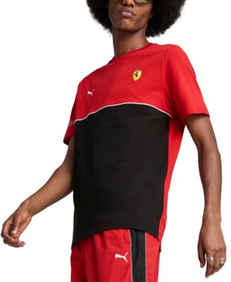 Puma - Men's Scuderia Ferrari Regular-Fit Colorblocked Race T-Shirt