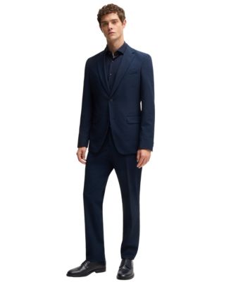 Hugo Boss - Men's Performance-Stretch Seersucker Two-Piece Suit