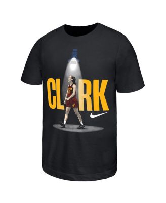 Nike - Big Boys and Girls Caitlin Clark Black Indiana Fever Player Core T-Shirt