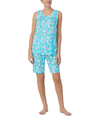 Ellen Tracy - Women's Sleeveless Bermuda Pajama Set