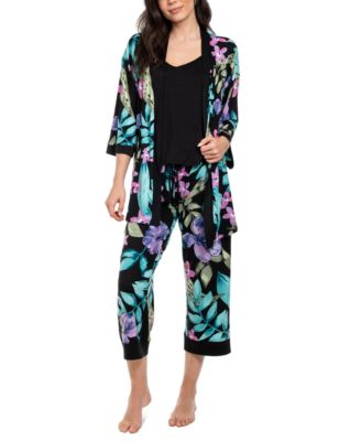 Linea Donatella - Women's 3-Pc. Travel and Sleep Set