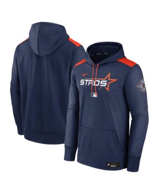 Nike - Men's Navy Houston Astros 2025 City Connect Authentic Collection Performance Pullover Hoodie