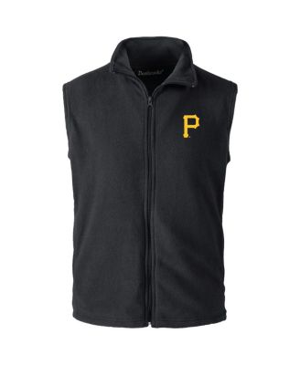 Dunbrooke - Men's&nbsp; Black Pittsburgh Pirates Full-Zip Vest