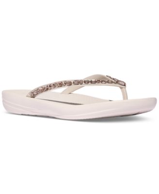 FitFlop - Women's Iqushion Embellished Ergonomic Flip Flop Sandals