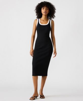 Steve Madden - Women's Azalea Contrast-Trim Knit Dress