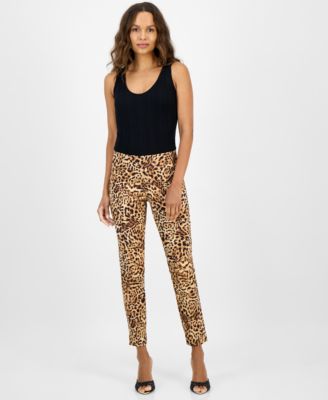 I.N.C. International Concepts - Petite Cheetah-Print Pants