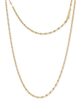 Macy's - Disco Link 18" Chain Necklace in 24k Gold-Plated Sterling Silver