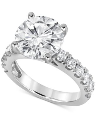 Badgley Mischka - Certified Lab Grown Diamond Engagement Ring (6 ct. t.w.) in 14k Gold