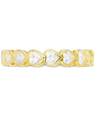 Macy's - Cubic Zirconia Heart Band (Also in Lab-Created Morganite)