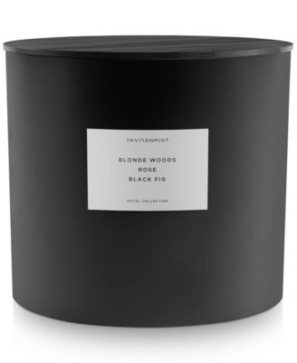 ENVIRONMENT - Blonde Woods, Rose & Black Fig Candle (Inspired by 5-Star Hotels), 55 oz.