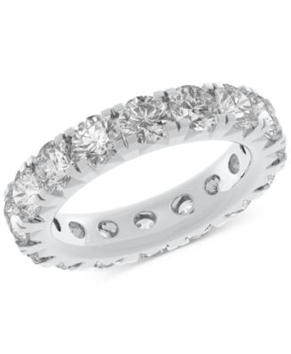 Macy's - Diamond All-Around Eternity Band (5 ct. t.w.) in 14k Gold (Also in Platinum)