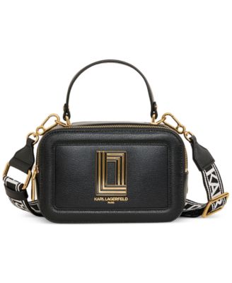 KARL LAGERFELD PARIS - Simone Small Harlow Leather Crossbody