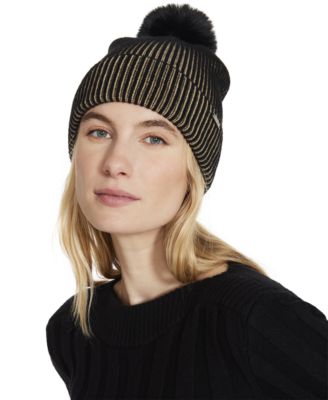 Steve Madden - Women's Seeing Double Ribbed Beanie