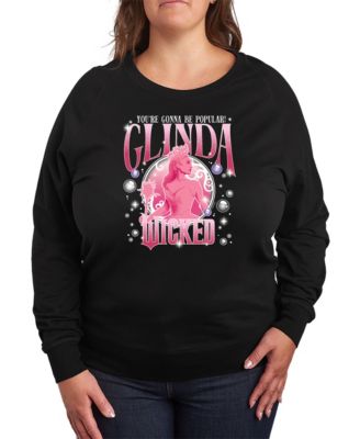 Hybrid Apparel - Plus Size Wicked Glinda Graphic Pullover T-Shirt